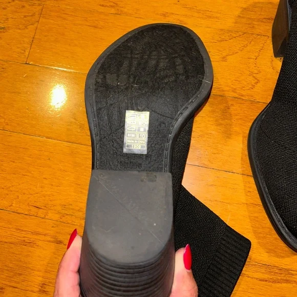 Blowfish Black Sock Slip On Western Style Boots Size 10 NWOT - Picture 8 of 10